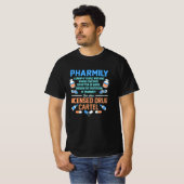 T-shirt Pharmily Pharmacy Technicien Pharmacy PharmD (Devant entier)