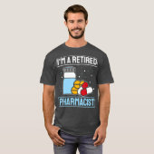 T-shirt Pharnaciste à la retraite Médecine pharmaceutique (Devant entier)