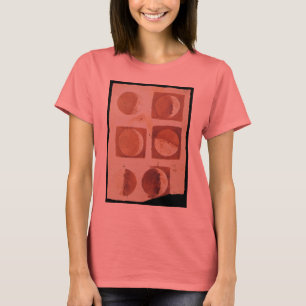 T-shirt Phases 1616 de lune de Galilée