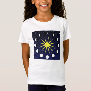 T-Shirt Phases et étoiles du soleil, de la lune