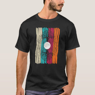 T-shirt Phases Lunaires Arbre De Vie Symbole Fractale Yoga