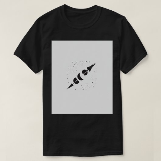 T-shirt Phases lunaires fusée exploration spatiale astrono (Design devant)