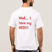 T-SHIRT PHD CONTRE GED (Dos)