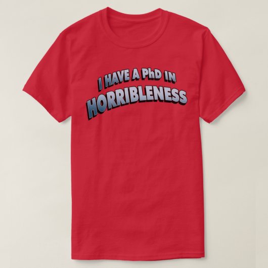 T-shirt PHD dans HORRIBLENESS 2 (Design devant)