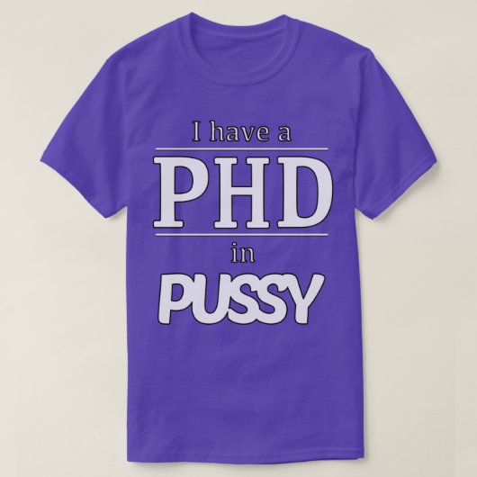 T-shirt PHD dans PUSSY 1 (Design devant)