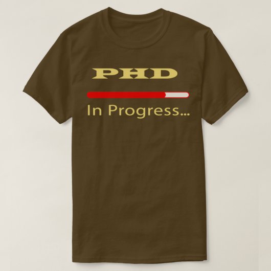 T-shirt PhD En Cours 30 (Design devant)