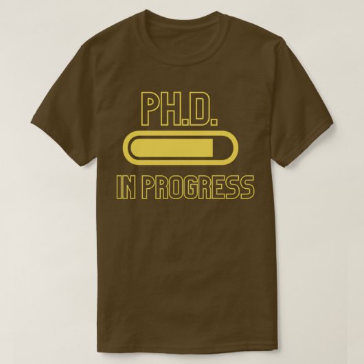 T-shirt PhD En Cours PhinisheD 4 (Design devant)
