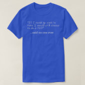 T-shirt Phd Funny Back in Time Design 1 (Design devant)