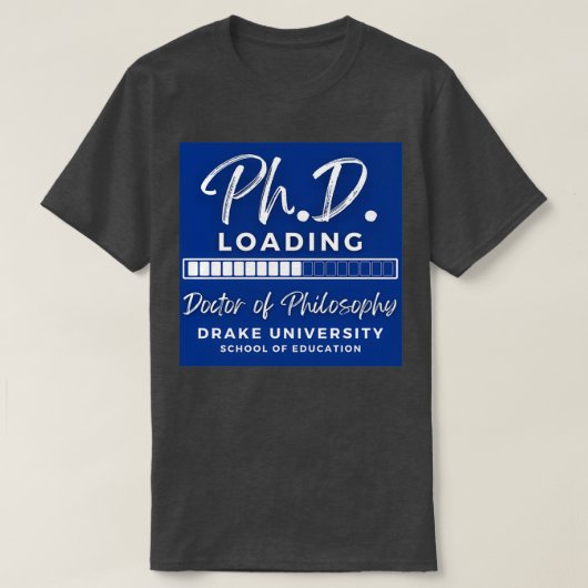 T-shirt PhD Loading D Uni (Design devant)