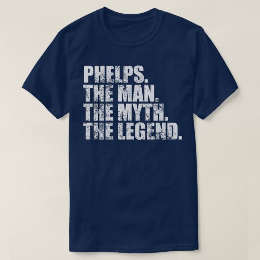 T-shirt PhelpsPhelps Nom de famille Phelps nom de famille  (Design devant)