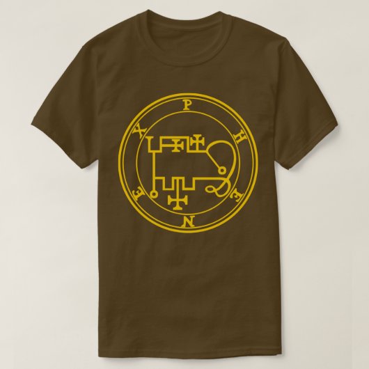 T-shirt Phenex Sigil Transforme Votre Vie Jaune (Design devant)