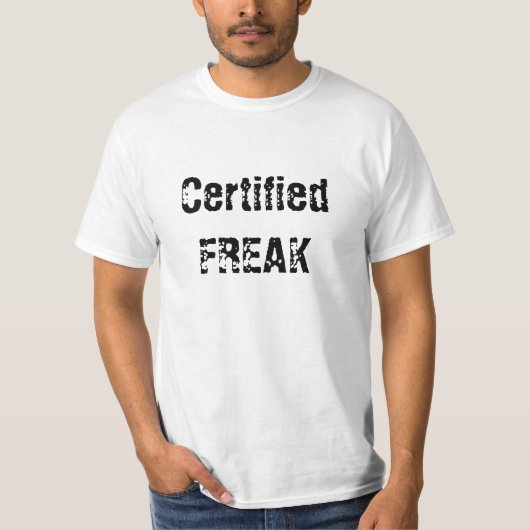 T-shirt PHÉNOMÈNE certifié (Devant)