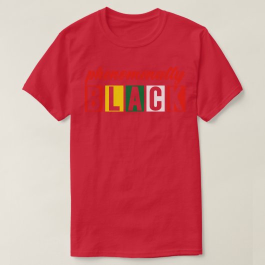 T-shirt Phénomène Noir (Design devant)