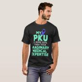 T-shirt Phenylcétonuria PKU Strong Warrior Médicale (Devant entier)
