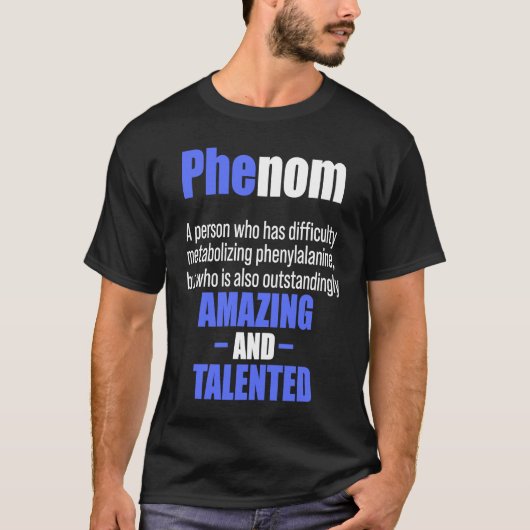 T-shirt Phenylcétonuria PKU Strong Warrior Phenom Awards (Devant)