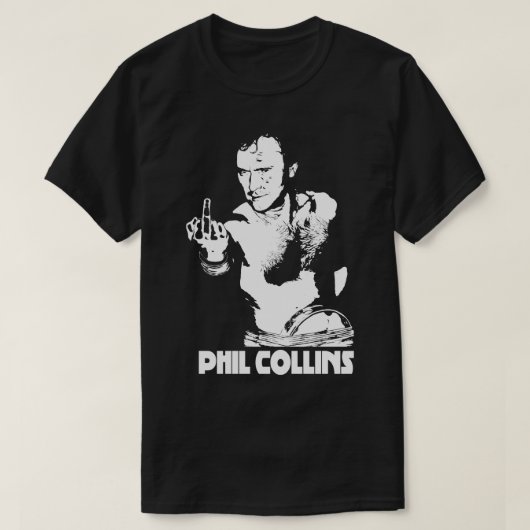 T-shirt Phil collage en blanc (Design devant)