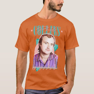 T-shirt Phil Collins Retro 80s Design de ventilateur esthé