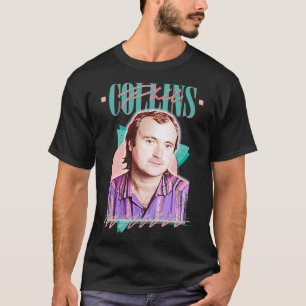 T-shirt Phil Collins Retro 80s Design de ventilateur esthé