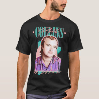 T-shirt Phil Collins Retro 80s Design de ventilateur esthé