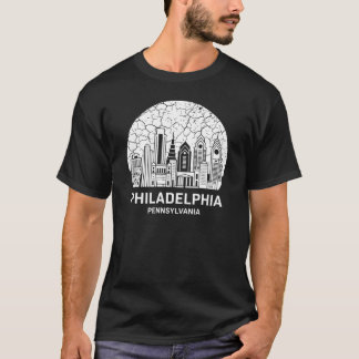 T-shirt Philadelphia City Pennsylvania