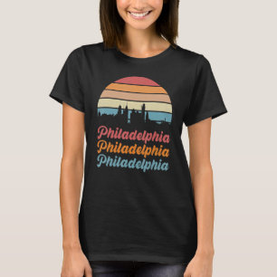 T-shirt Philadelphia Pennsylvania City Street Map