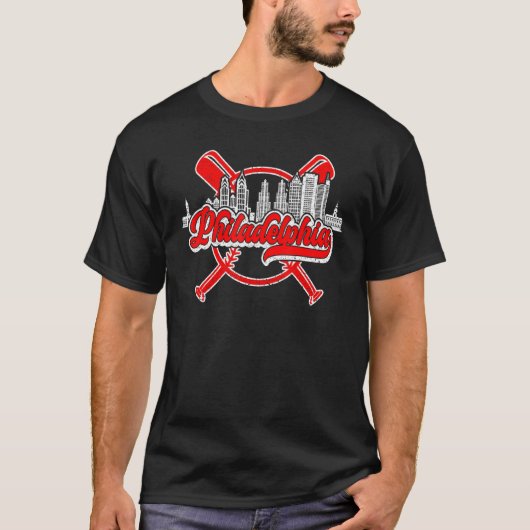 T-shirt Philadelphie Baseball (Devant)