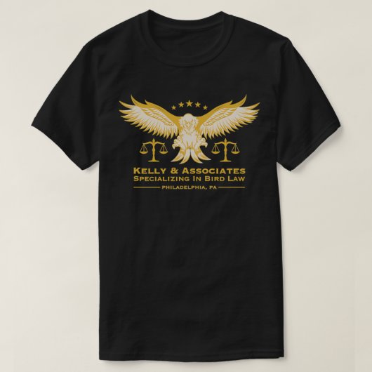 T-shirt Philadelphie Bird LawTShirt (Design devant)