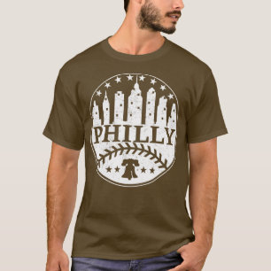 T-shirt Philadelphie Fan Baseball Lover Philadelphia PA Ci