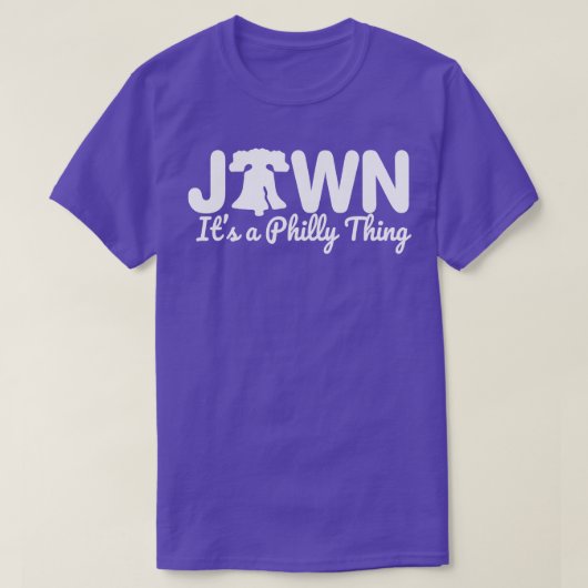 T-shirt Philadelphie Jawn C'est un Philly Thing (Design devant)