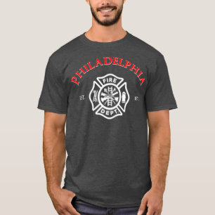 T-shirt Philadelphie Service de Secourt d'incendie Pennsyl