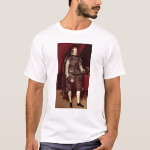T-shirt Philip IV de l'Espagne en brun et argent