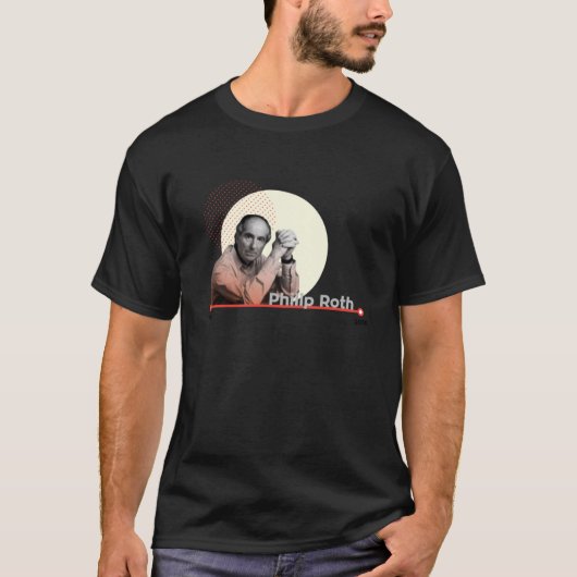 T-shirt Philip Roth (Devant)