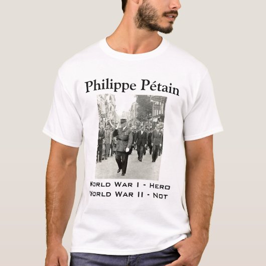 T-shirt Philippe Pétain (Devant)
