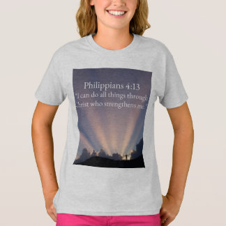 T-shirt Philippians 4:13 Christian Girl's Tee Shirt