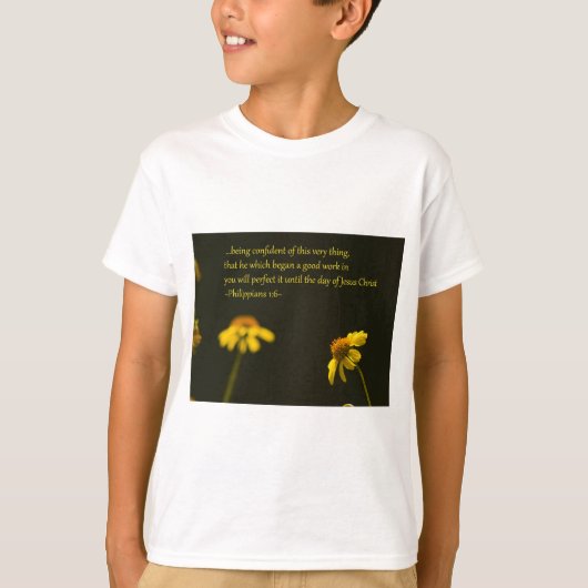 T-shirt Philippiens 1:6 (Devant)