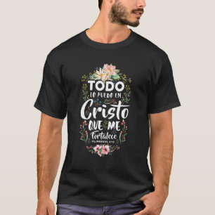 T-shirt Philippiens 413 Espagne Bible chrétienne Verse Jes