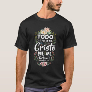 T-shirt Philippiens 413 Espagne Bible chrétienne Verse Jes