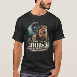 T-shirt Philippiens 4:13 Je peux faire tout - Force en