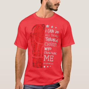 T-shirt Philippiens 4 13 Je Peux Faire Toutes Les Choses B