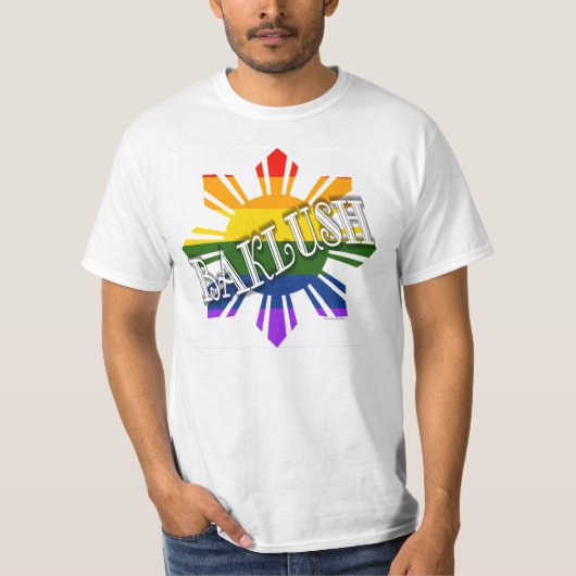 T-shirt Philippin gay "Baklush" (Devant)