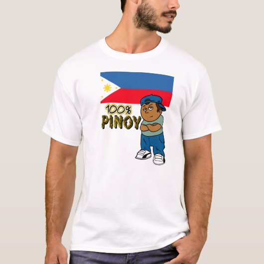 T-shirt Philippin sur le tee - shirt blanc (Devant)