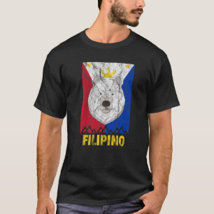 T-shirt Philippine Alaska Ice Bear Flag Mountain