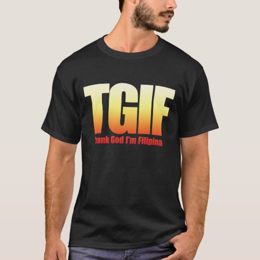 T-shirt Philippine de TGIF (Devant)