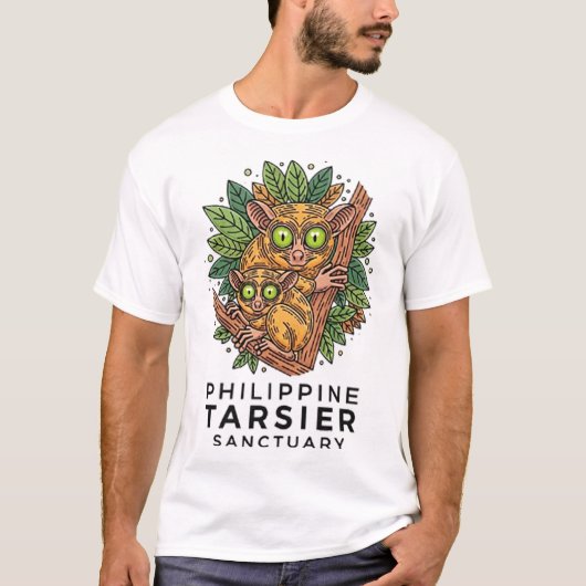 T-shirt Philippine Tarsier Sanctuary (Devant)