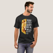 T-shirt Philippines 4 13 Hommes Christian Verse Lion Juda (Devant entier)