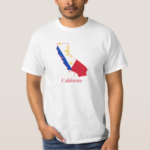 T-shirt Philippines diminuent au-dessus de la carte de la