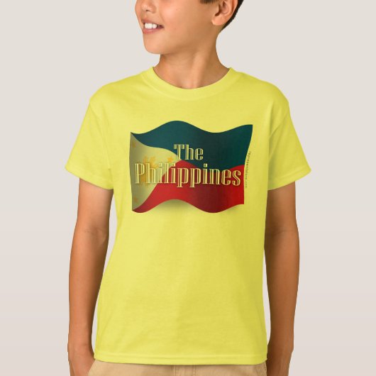 T-shirt Philippines - Drapeau (Devant)