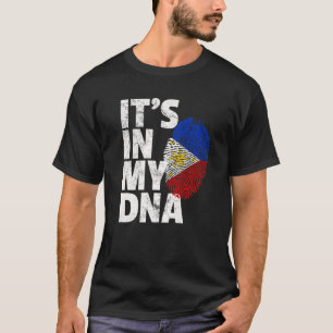 T-shirt Philippines Drapeau C'est dans mon ADN Cadeau de N