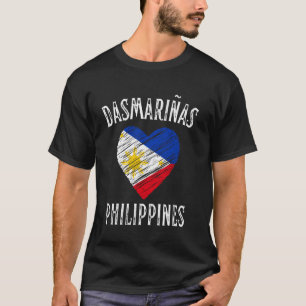 T-shirt Philippines Drapeau Coeur Dasmariñas Ville