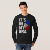 T-shirt Philippines Drapeau dans mon pays de Noël (Devant entier)